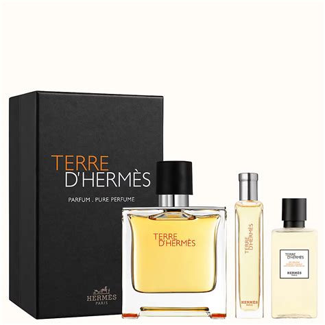 hermes d terre gift set|hermes perfume set of 4.